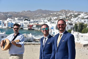 John & Kevin's - Wedding 14 mykonos wedding gay wedding john kevin 12