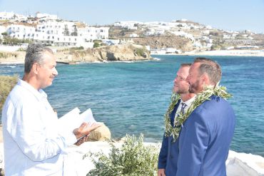 John & Kevin's - Wedding 35 mykonos wedding gay wedding john kevin 33