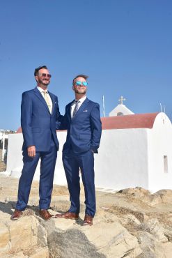 John & Kevin's - Wedding 24 mykonos wedding gay wedding john kevin 22