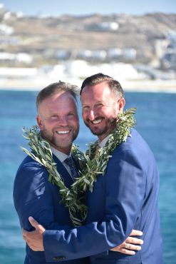 John & Kevin's - Wedding 53 mykonos wedding gay wedding john kevin 51
