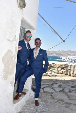 John & Kevin's - Wedding 19 mykonos wedding gay wedding john kevin 17