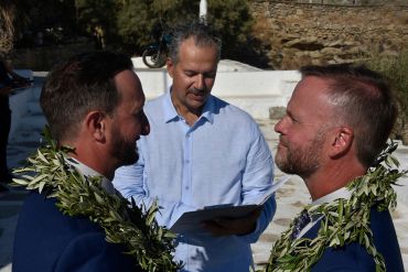 John & Kevin's - Wedding 40 mykonos wedding gay wedding john kevin 38