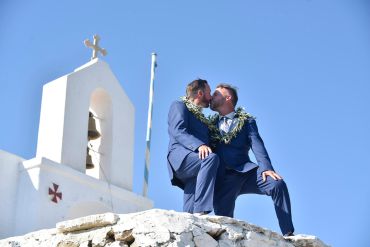 John & Kevin's - Wedding 52 mykonos wedding gay wedding john kevin 50