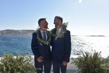 mykonos wedding gay wedding john kevin 45 a57ef8b5