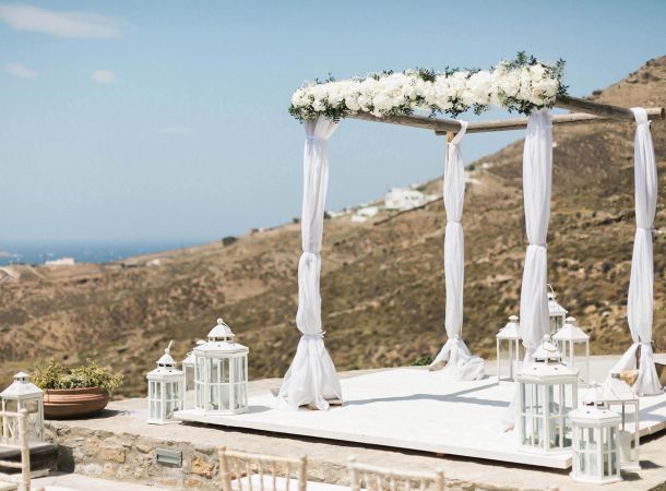 Mykonos Wedding Styling