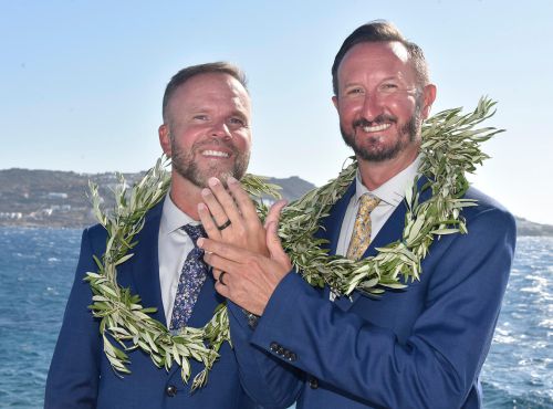 mykonos wedding gay wedding john kevin 46 cb632f2a
